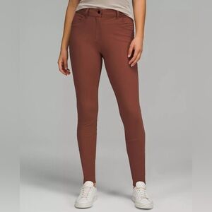 Lululemon City Sleek Slim-Fit 5 Pocket High-Rise Pant in Ancient Copper